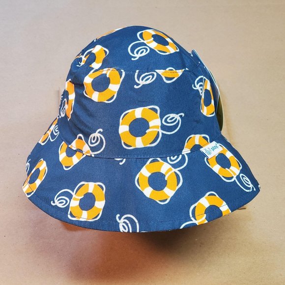 I Play Bucket Sun Hat 9-18 Months Navy - Picture 1 of 7